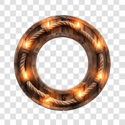 Circulo De Corda Com Luz 10