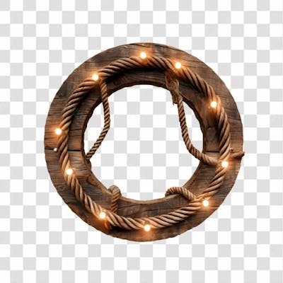 Circulo De Corda Com Luz 11
