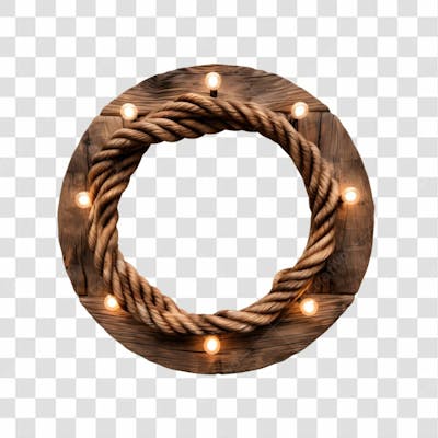 Circulo De Corda Com Luz 15