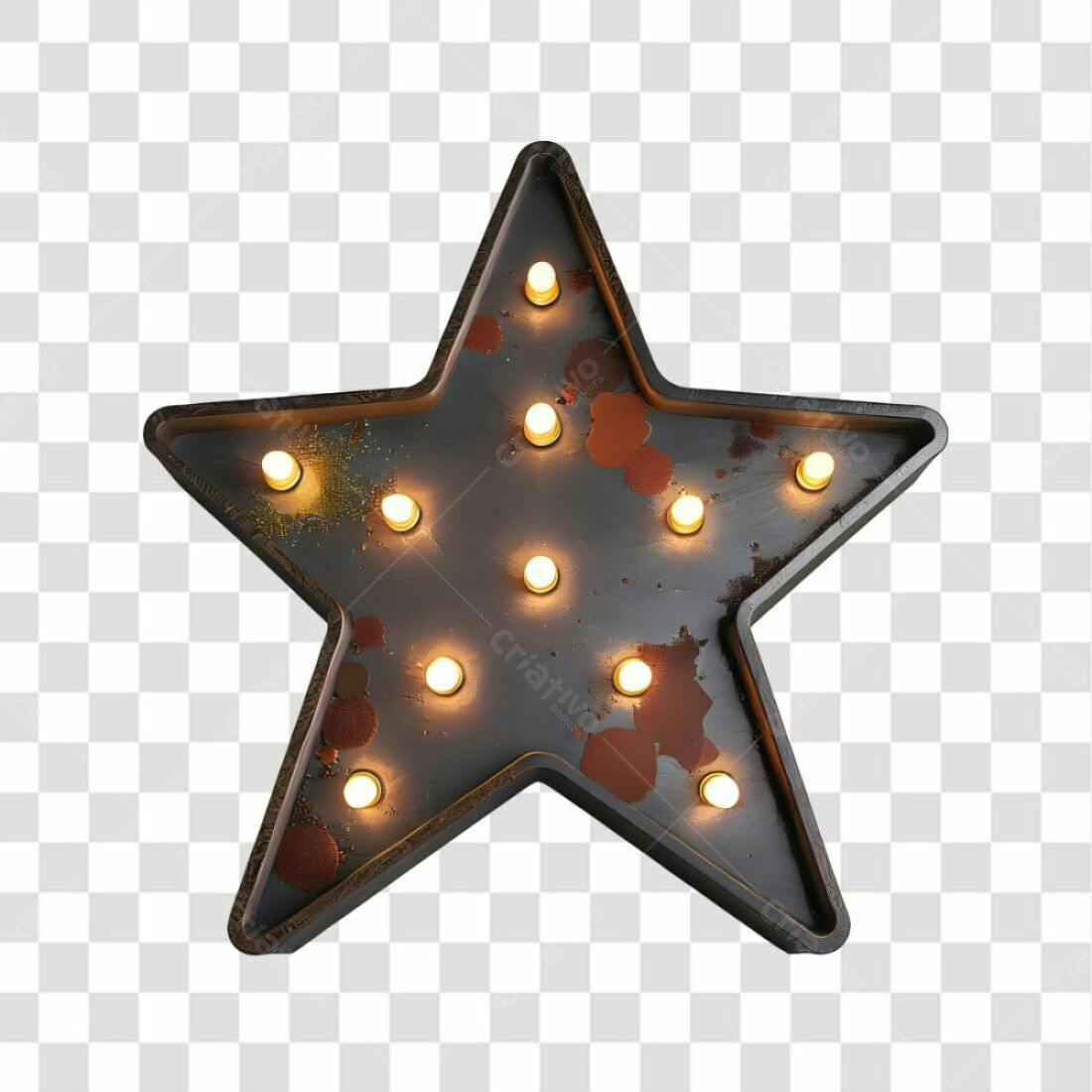 Icone Estrela Luzes PNG com fundo transparente