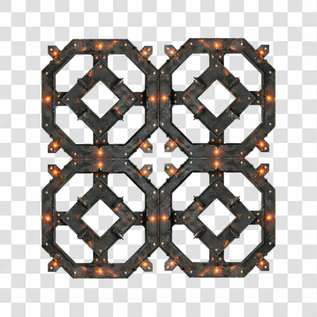 Icone Geométrico Industrial PNG com fundo transparente