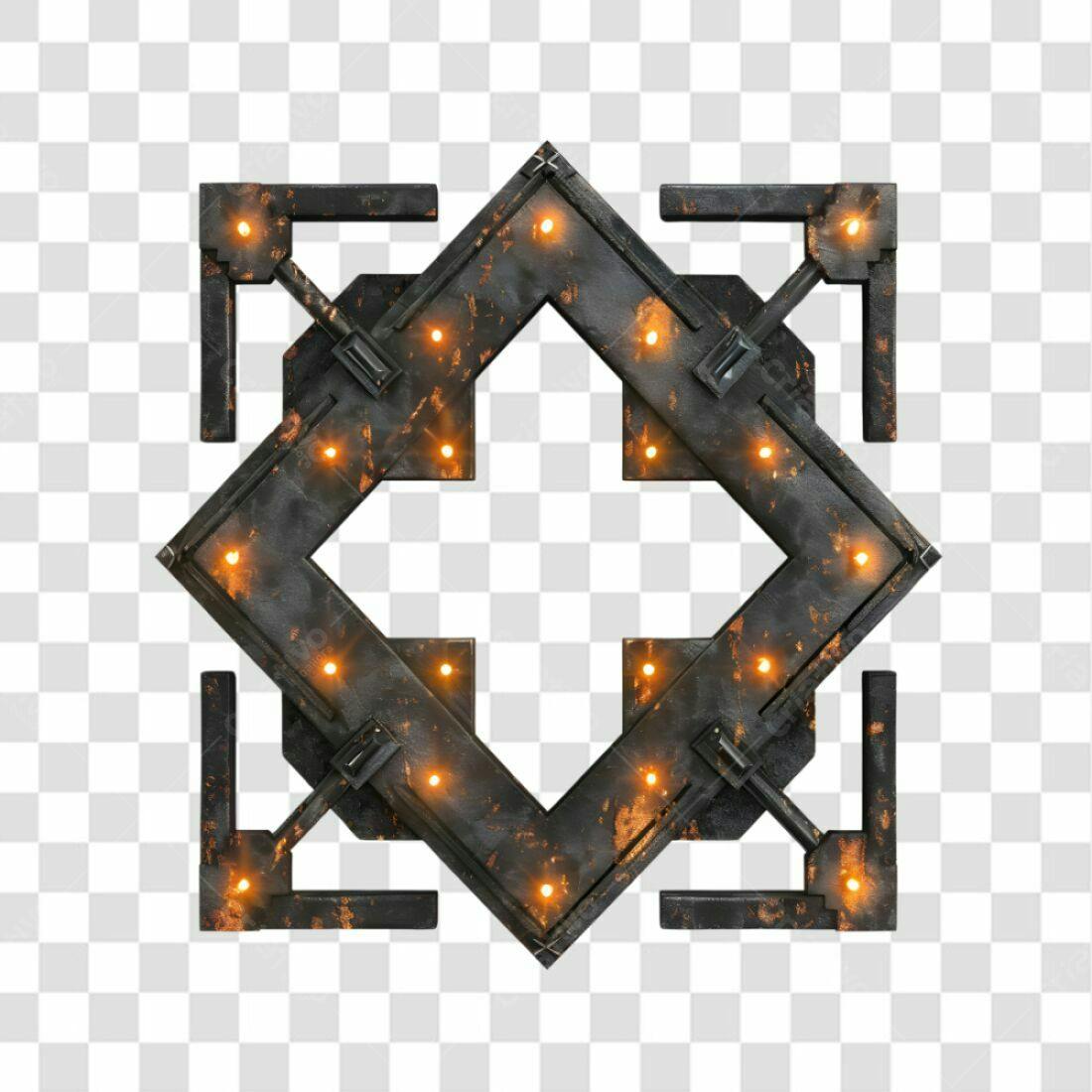 Icone Industrial Metálico PNG com fundo transparente