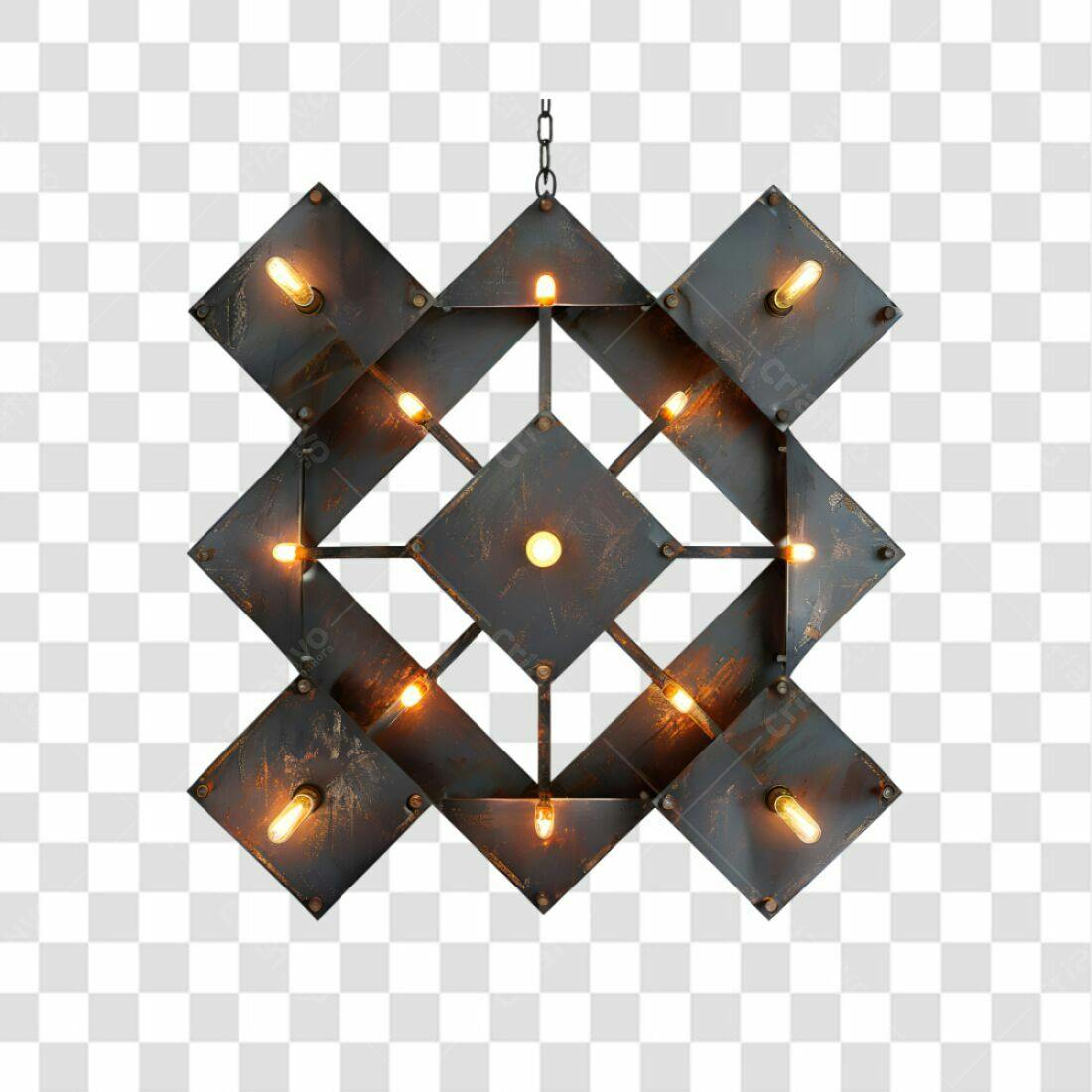 Icone Lustre Moderno Industrial PNG com fundo transparente
