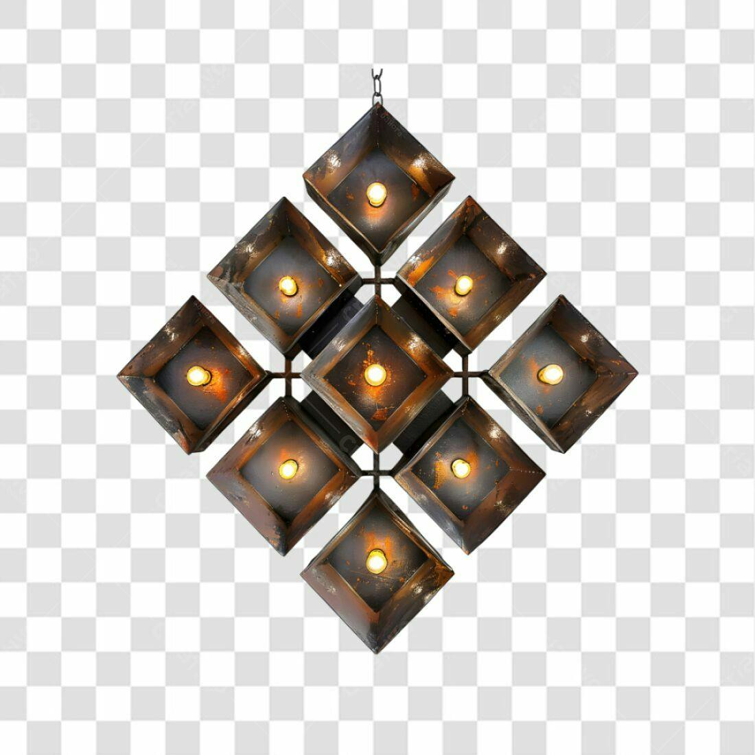 Lustre Moderno em PNG com fundo transparente