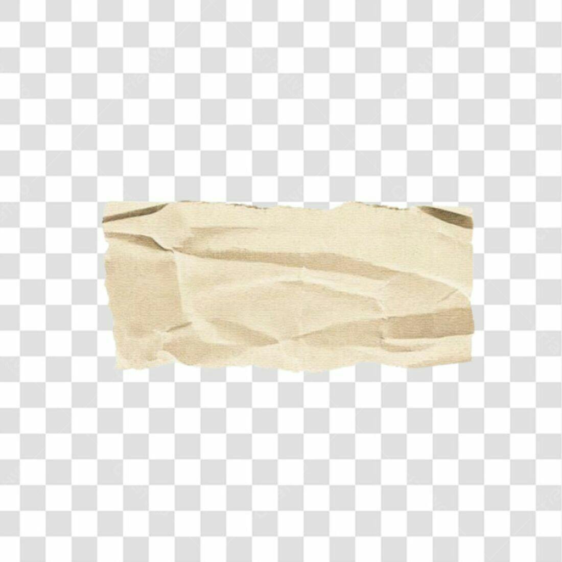 Recorte de Papel Kraft PNG com fundo transparente