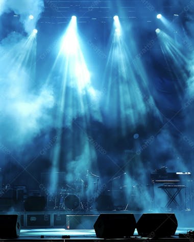 Palco de shows | eventos | artistas | para composição | flyer | imagem