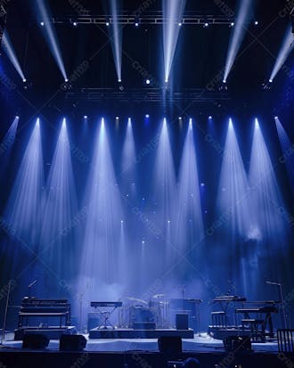 Palco de shows | eventos | artistas | para composição | flyer | imagem