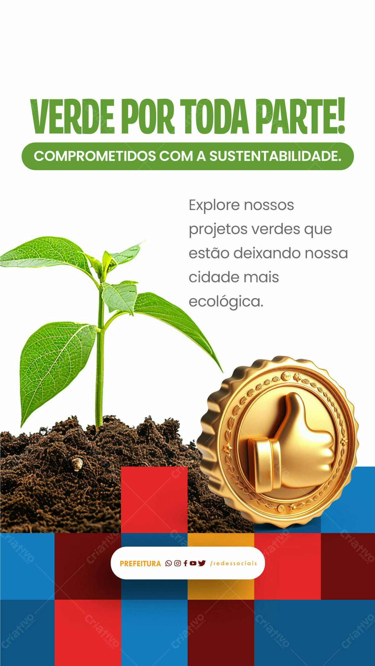 Flyer Meio Ambiente PSD Editável