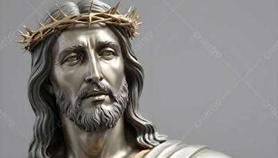 Composição De Jesus Cristo  Com Coroa De Espinhos V.18
