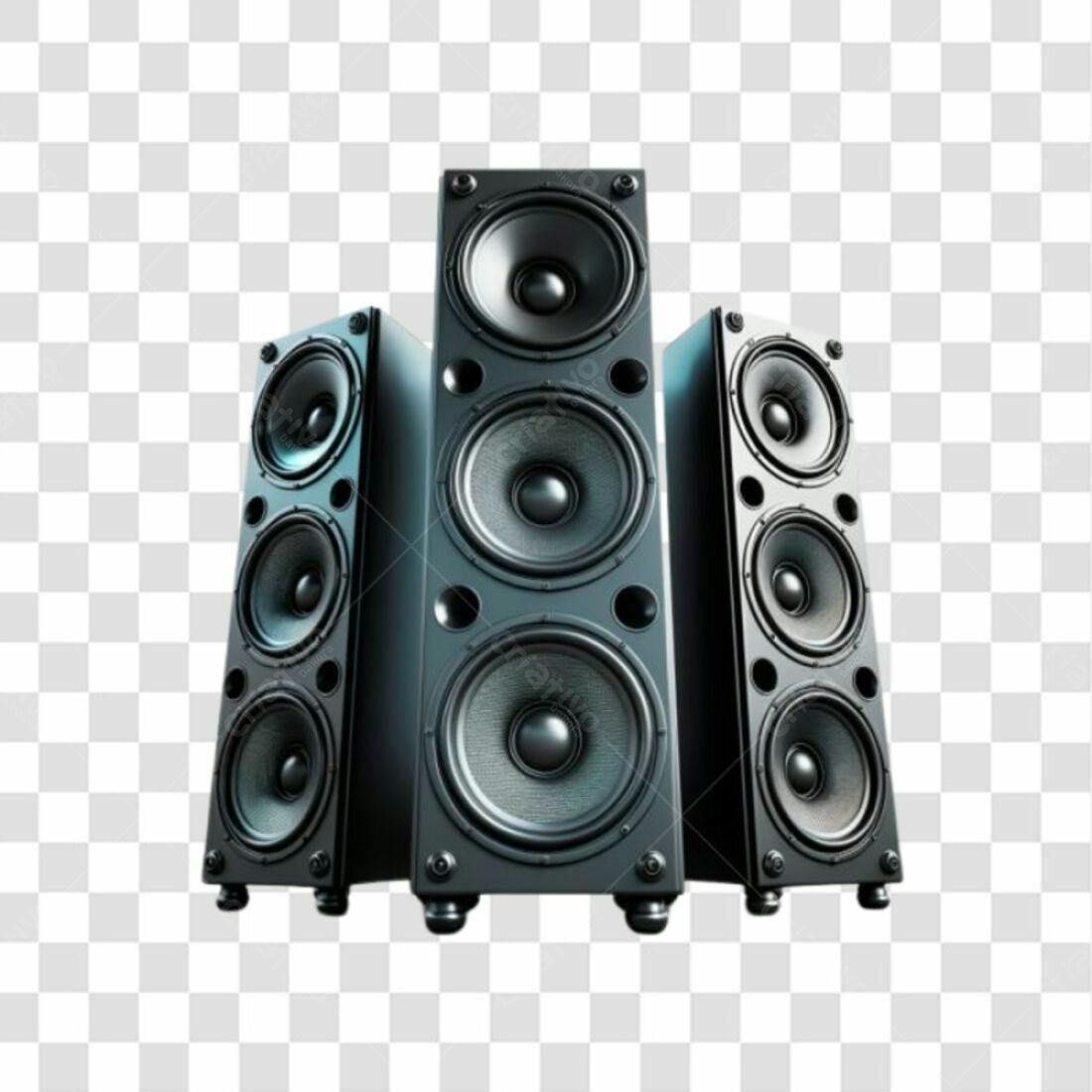 Icone Som Música PNG com fundo transparente