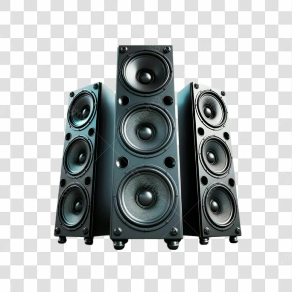 Caixa De Som 3D Png Transparent 