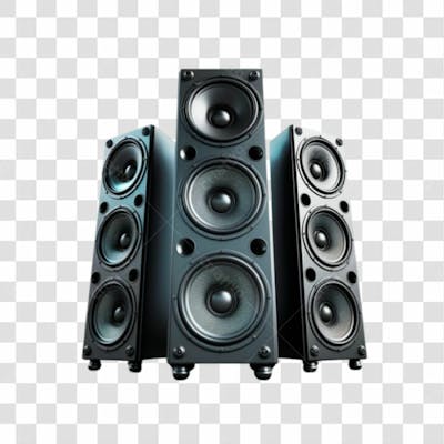 Caixa De Som 3D Png Transparent 