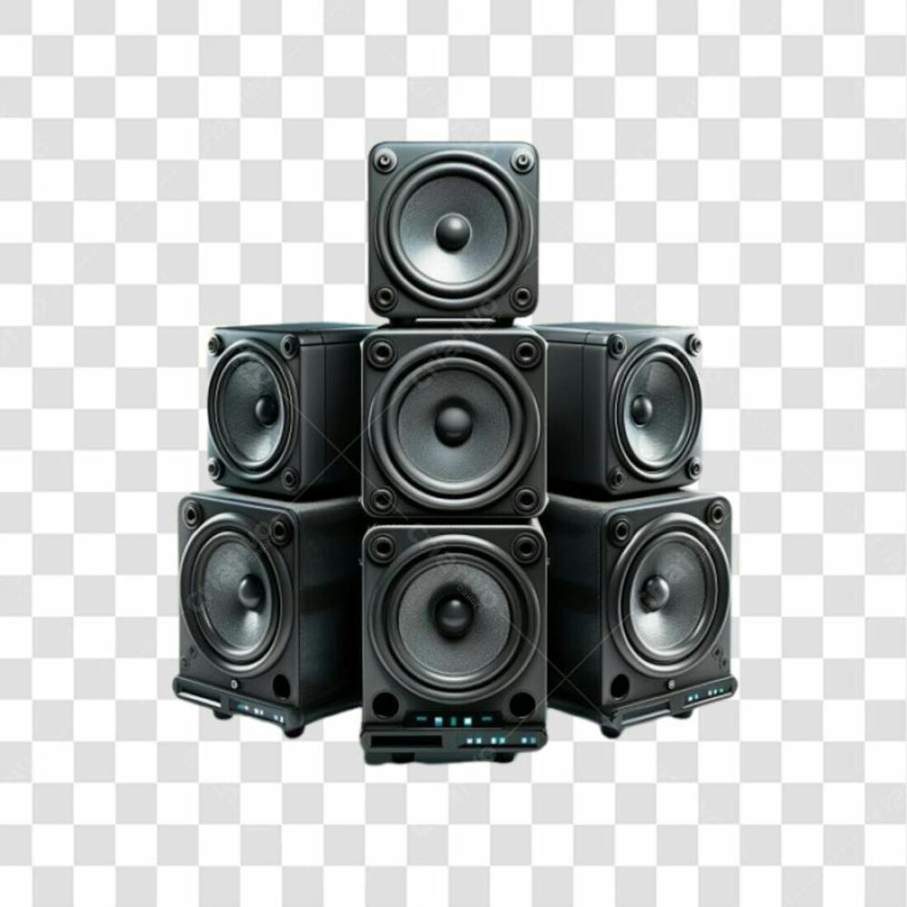 Caixa De Som 3D Png Transparent 