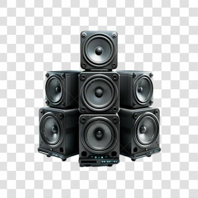 Caixa De Som 3D Png Transparent 