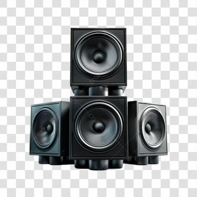 Caixa De Som 3D Png Transparent 