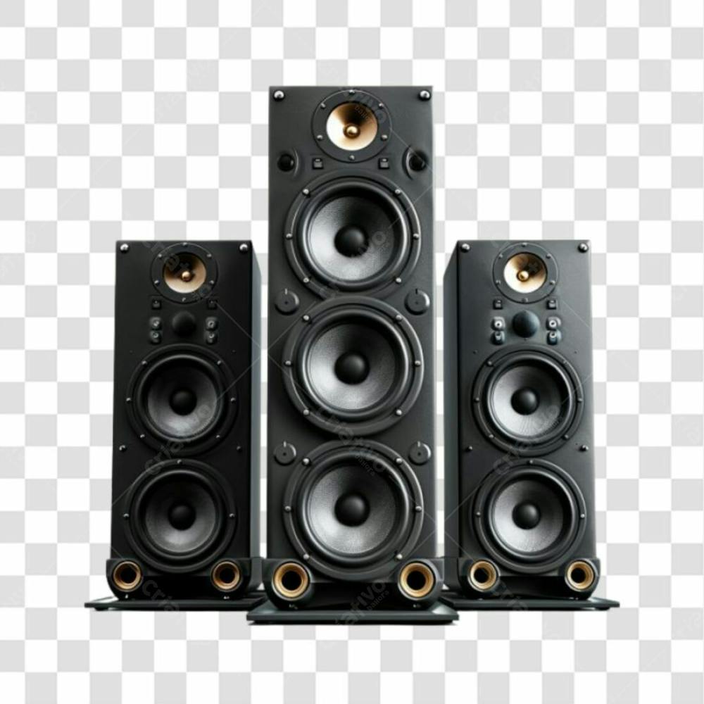 Caixa De Som 3D Png Transparent 