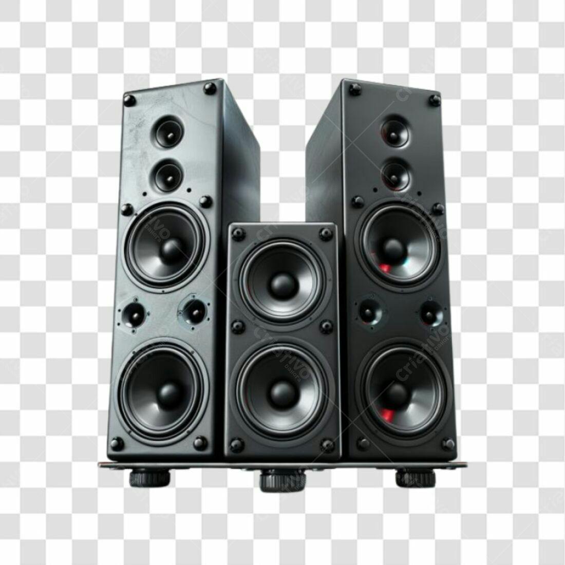 Icone de Caixas de Som PNG com fundo transparente