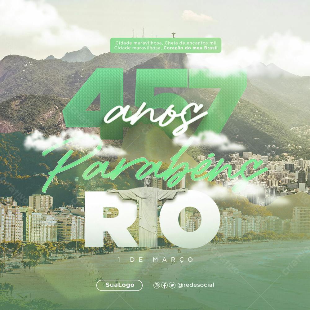 Aniversário Rio De Janeiro 2024   Feed 03