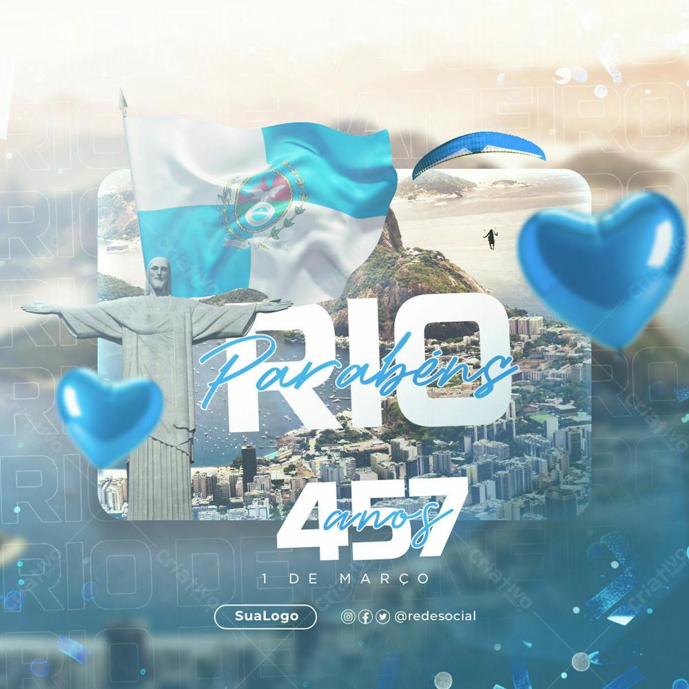 Aniversário Rio De Janeiro 2024   Feed 04