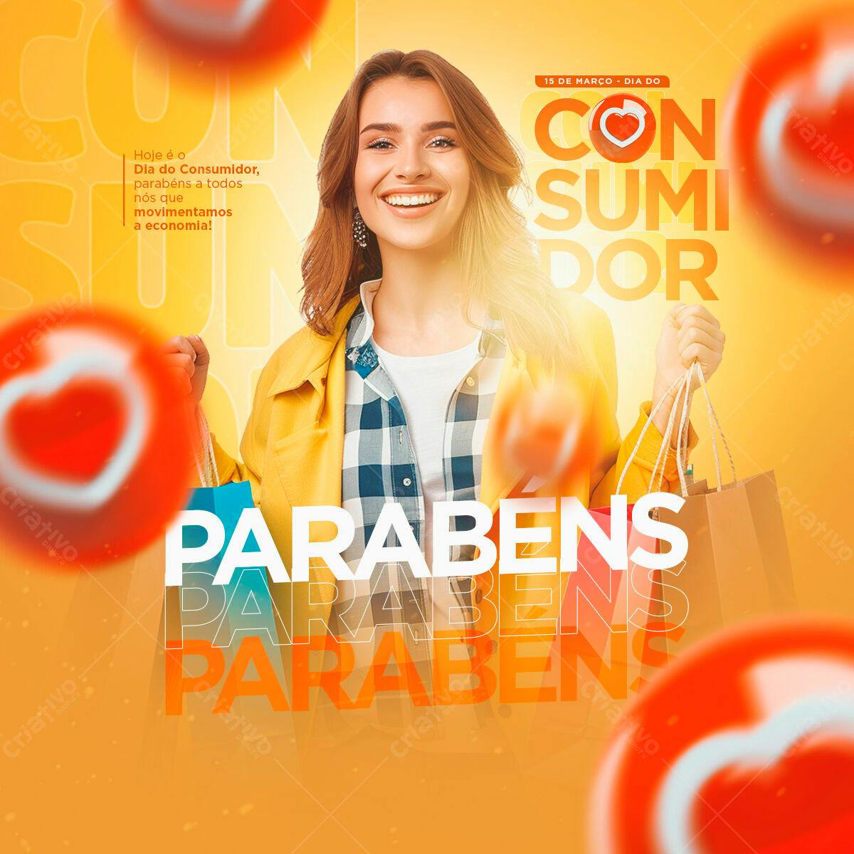Flyer Dia do Consumidor PSD Editável