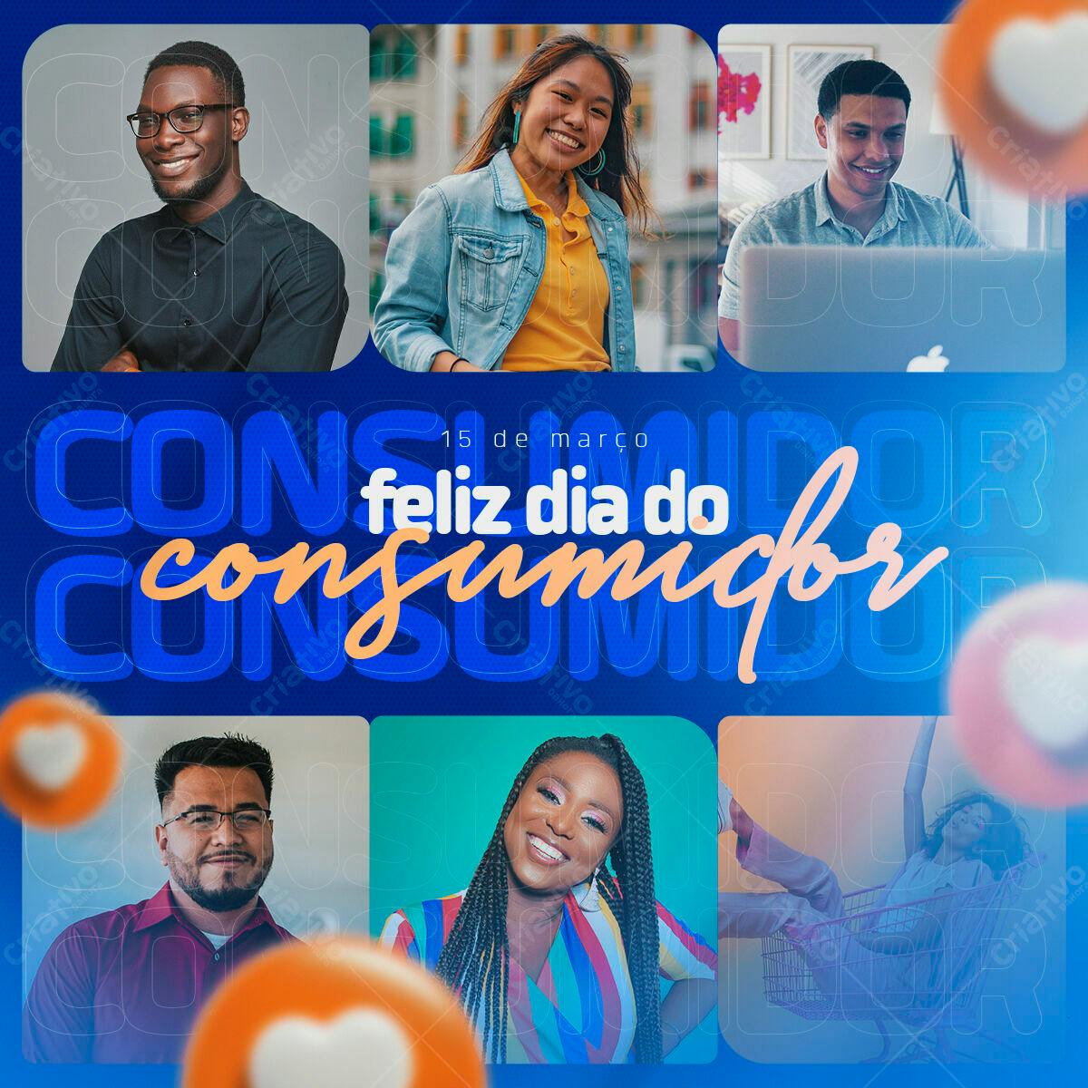 Post para Dia do Consumidor PSD Editável