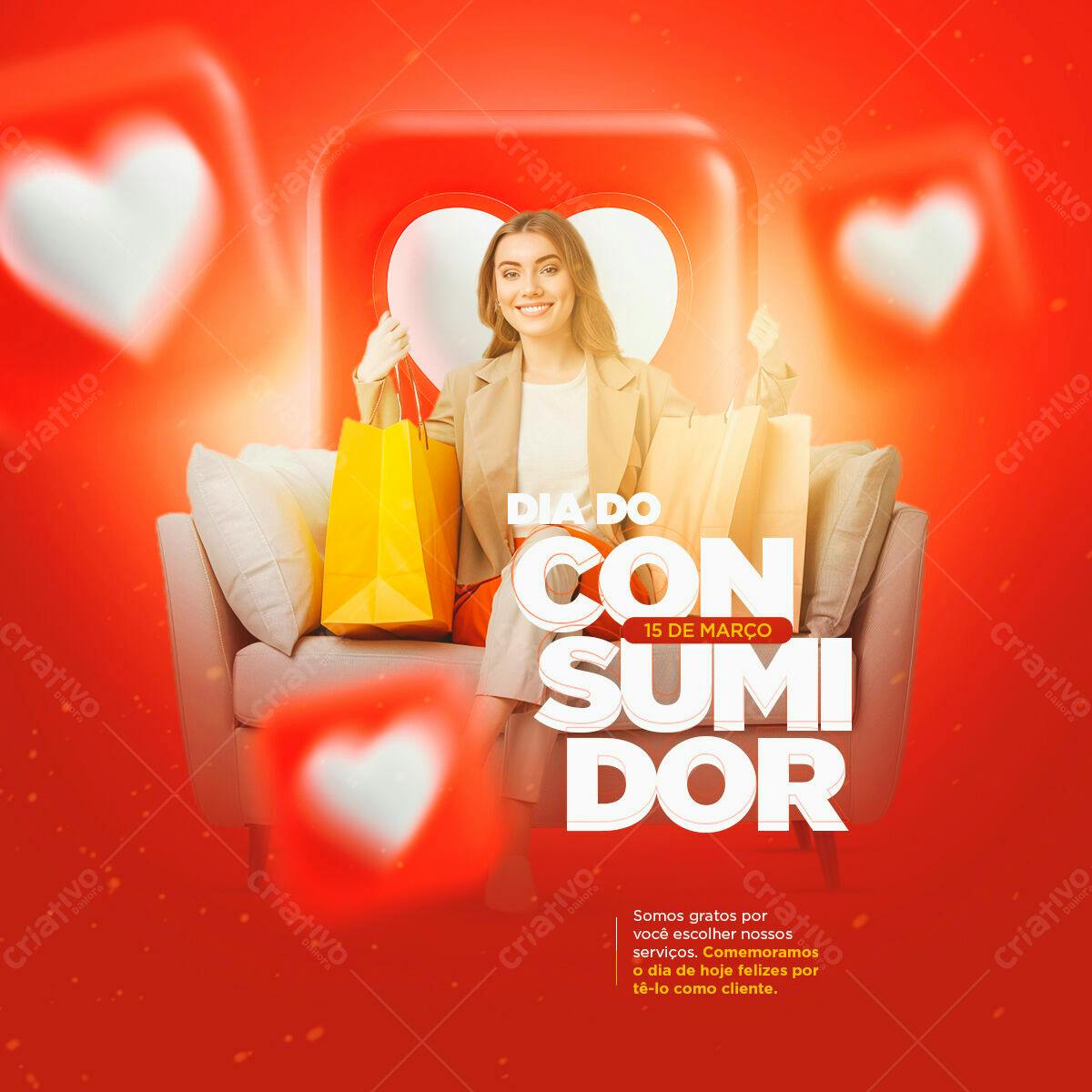 Postagem Dia do Consumidor PSD Editável