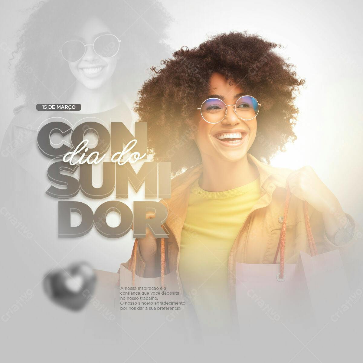 Flyer Dia do Consumidor PSD Editável