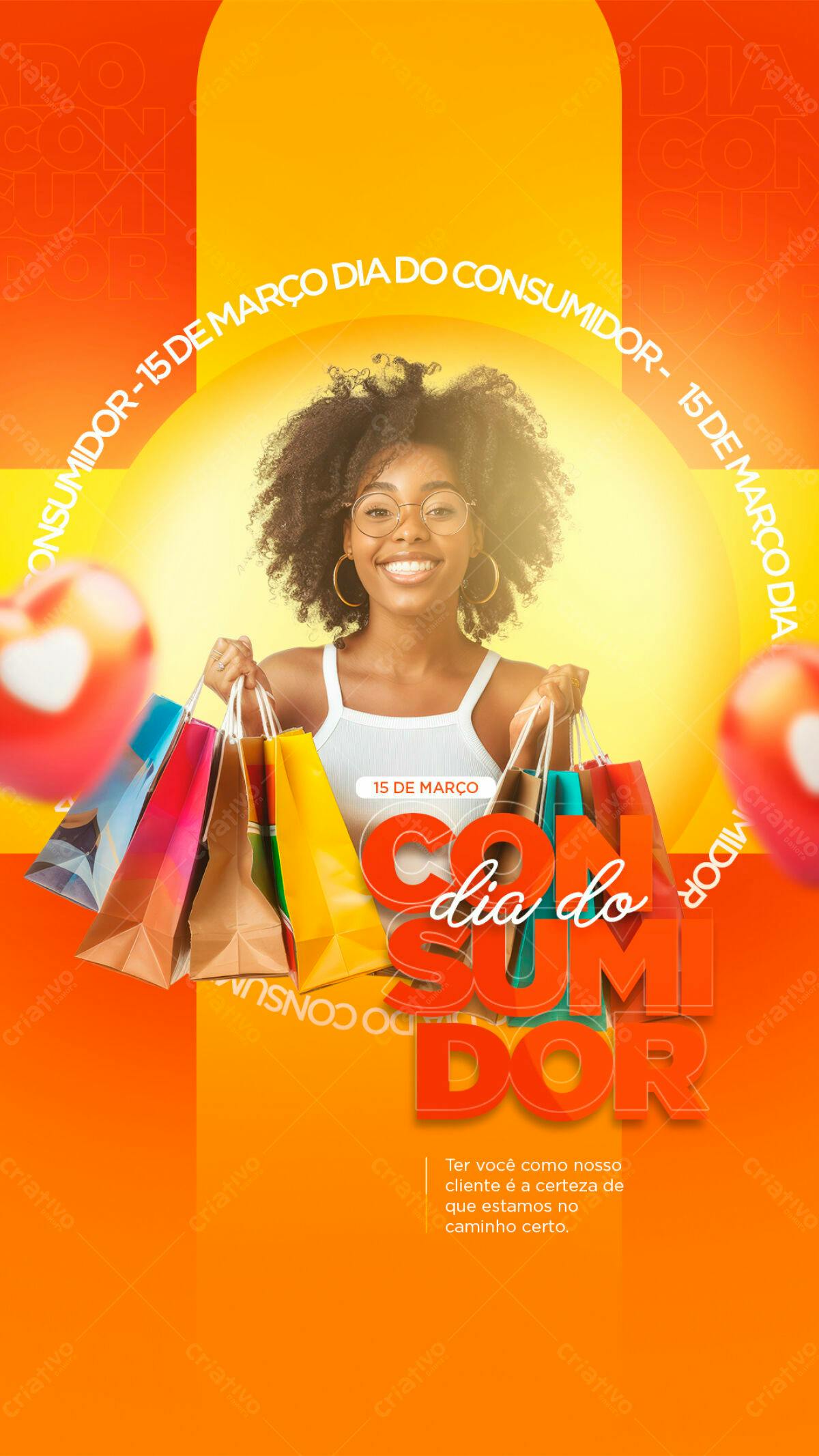 Flyer Dia do Consumidor PSD Editável