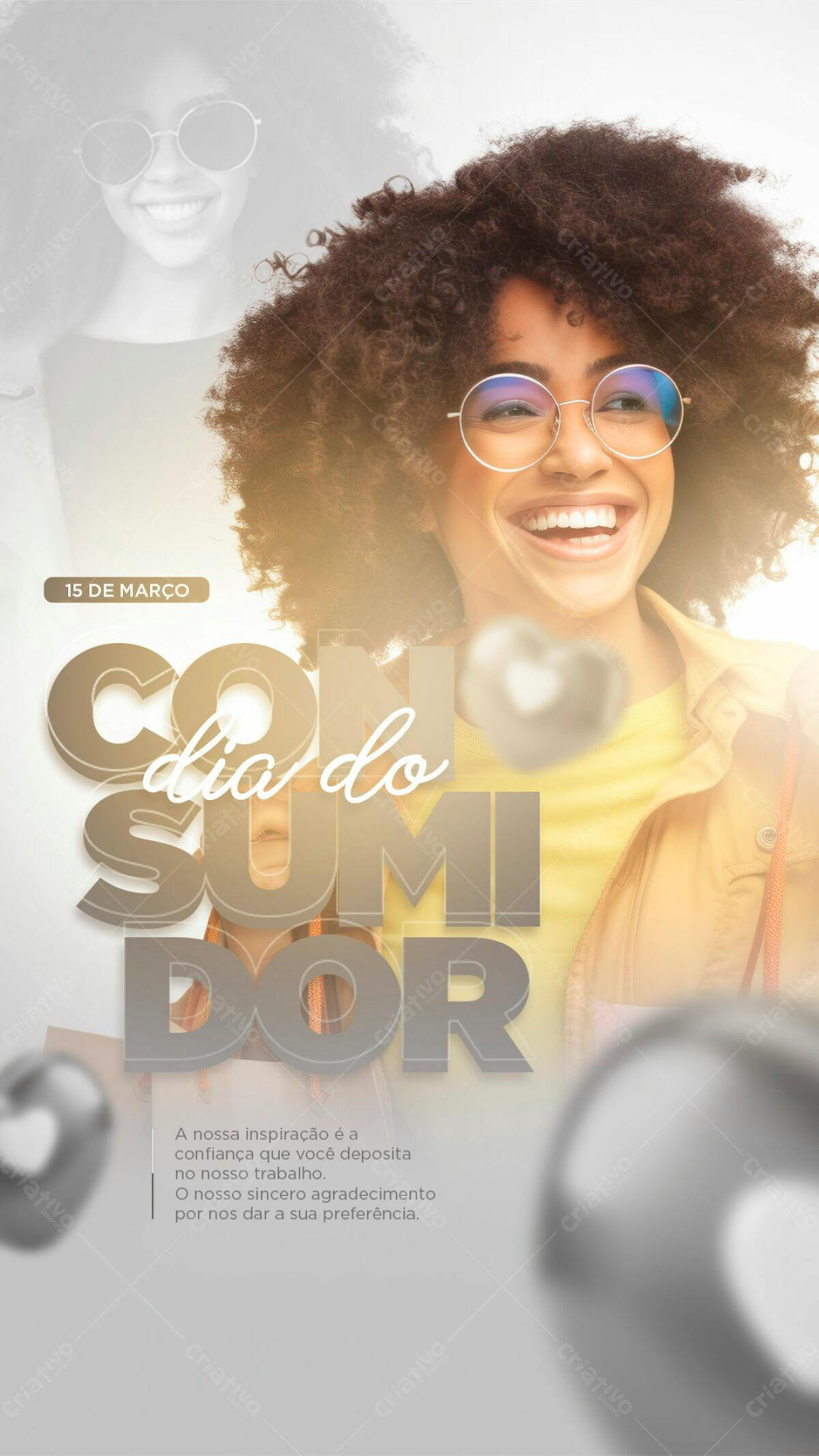Flyer Dia do Consumidor PSD Editável