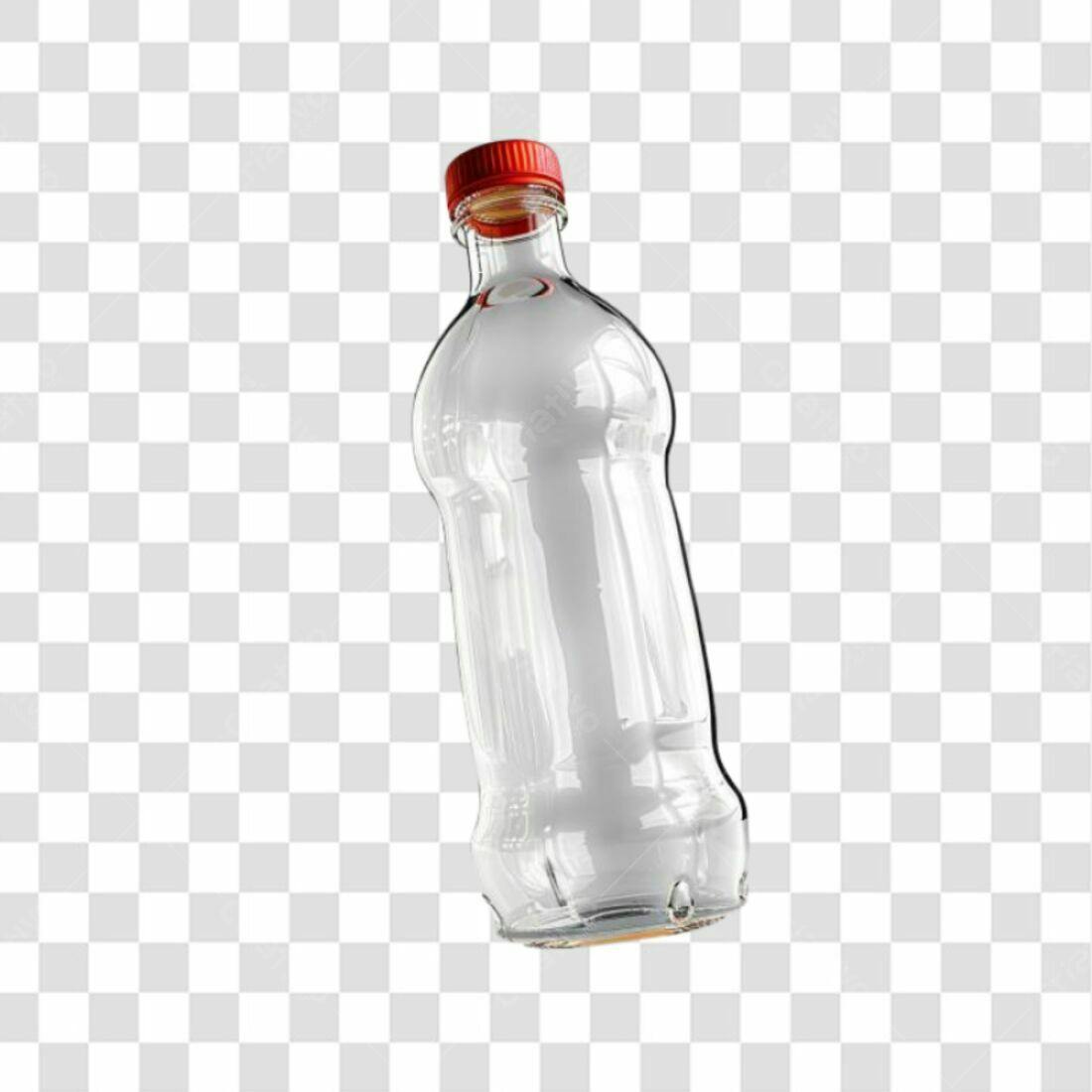 Mockup Garrafa Vazia PNG com fundo transparente
