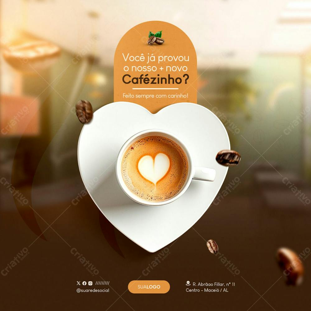 Você Já Provou Nosso Cafezinho Social Media Cafeteria Feed