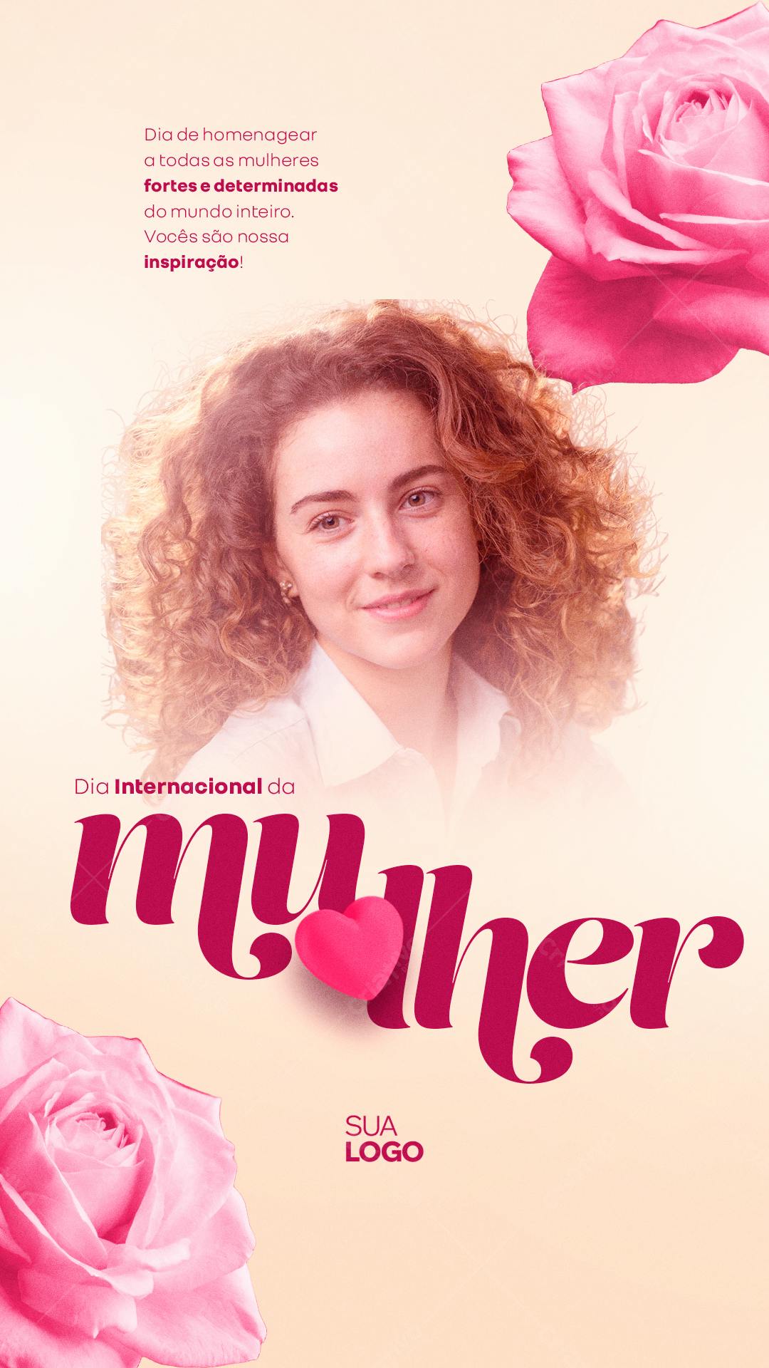 Flyer Dia Internacional da Mulher PSD Editável