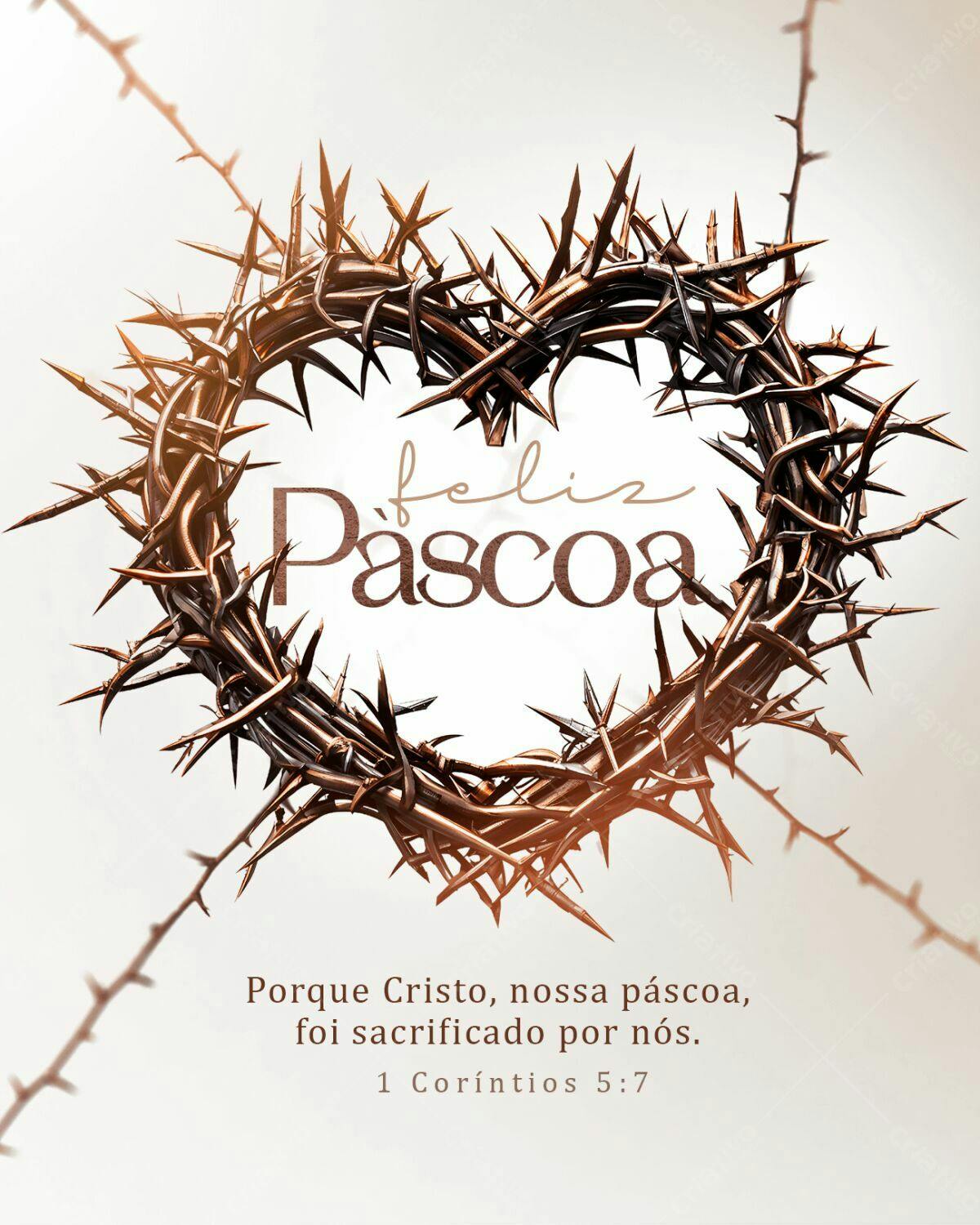 Flyer para Páscoa PSD Editável