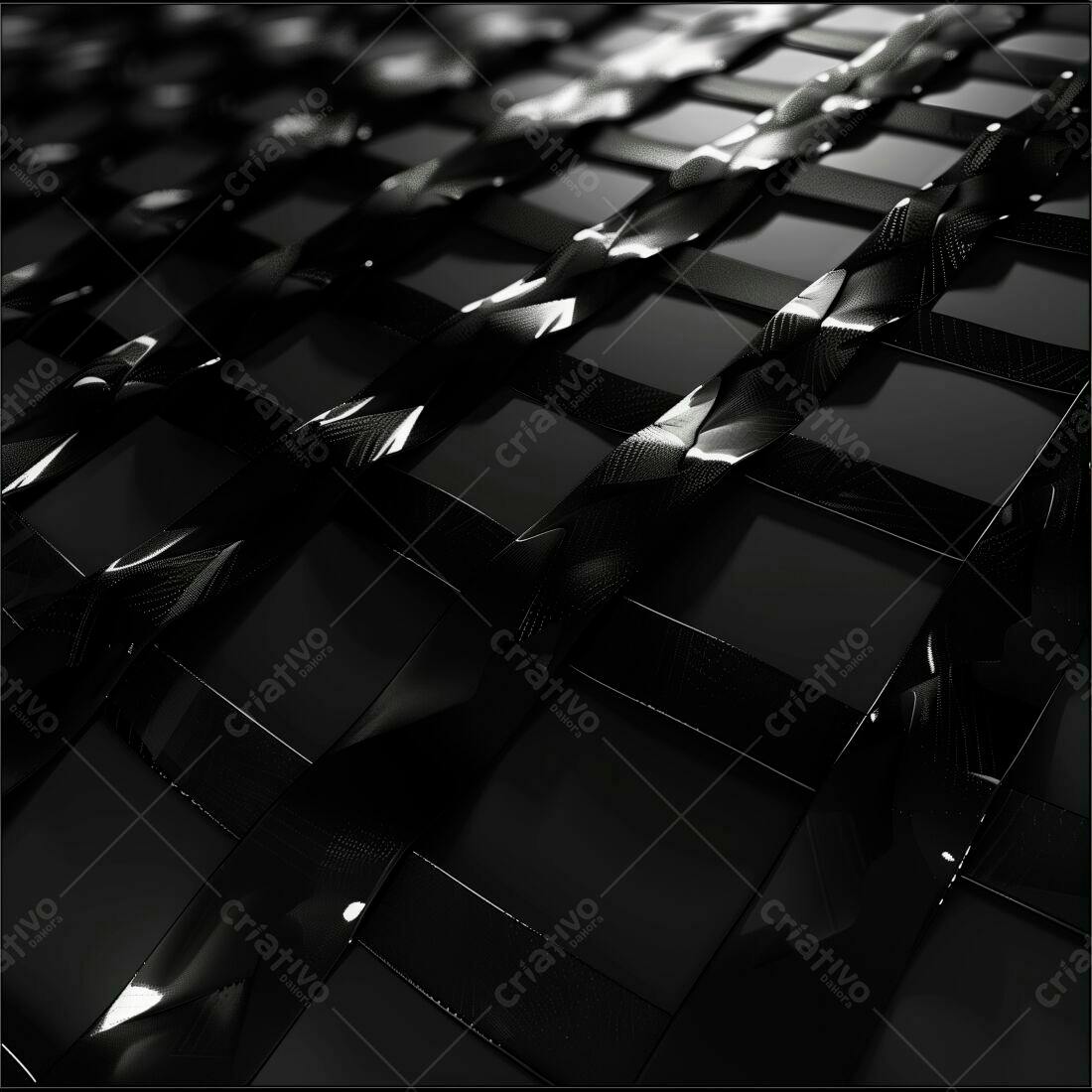 Textura malha preta para fundo dark