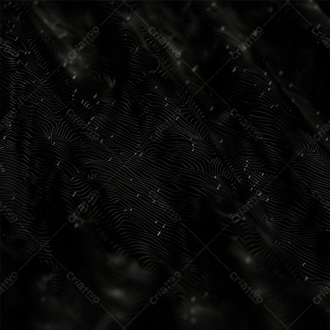 Textura Abstrata Ondulada Preta para Fundo