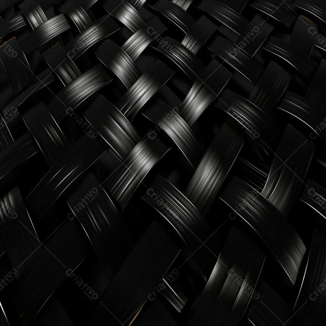 Textura Tecido Preto Trançado para Fundo