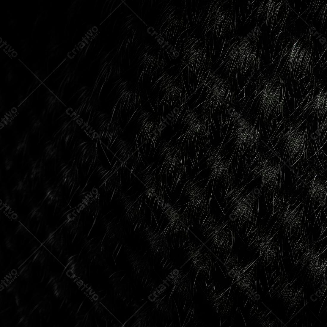 Textura Pelúcia Preta para Fundo