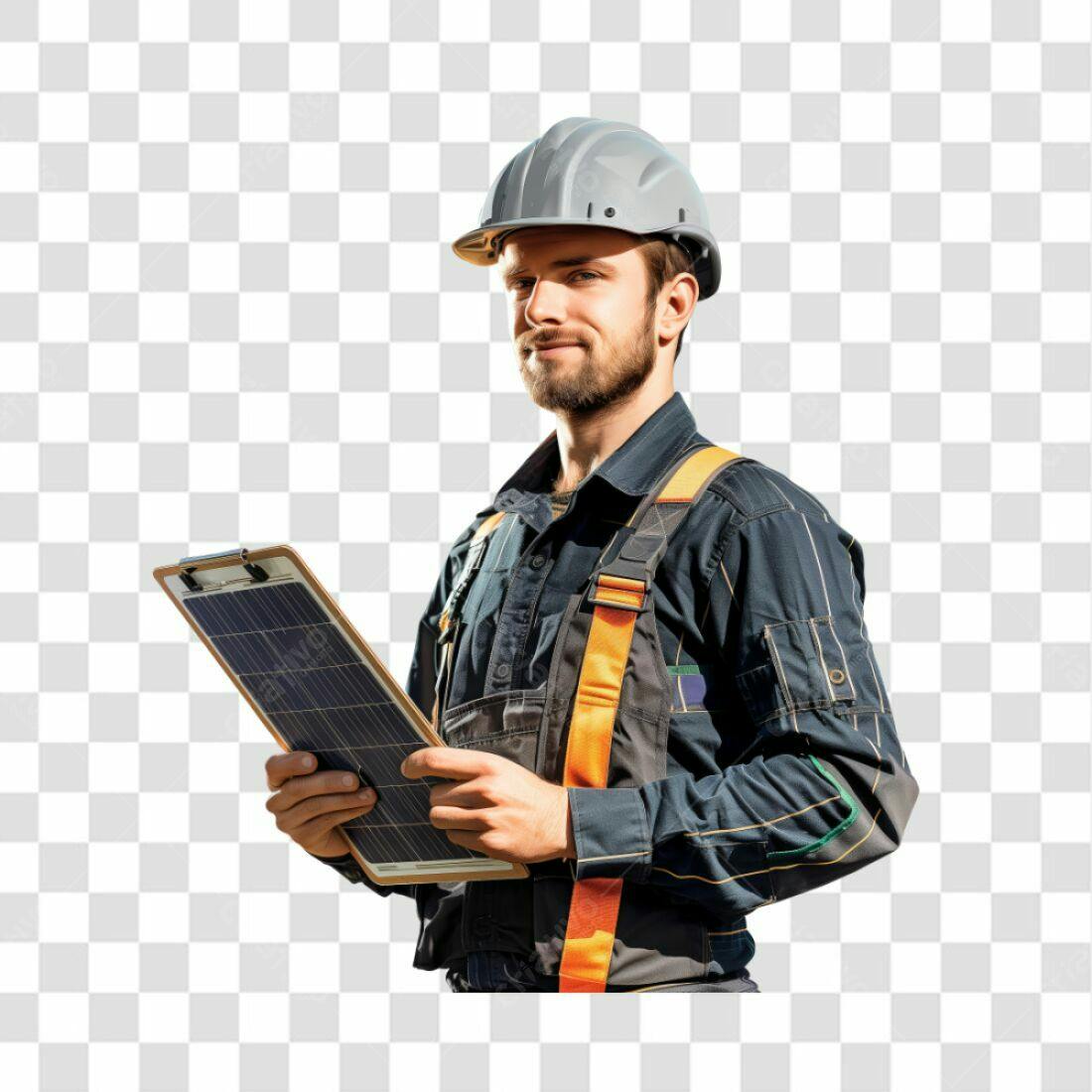 Icone Energia Solar Tecnico PNG com fundo transparente
