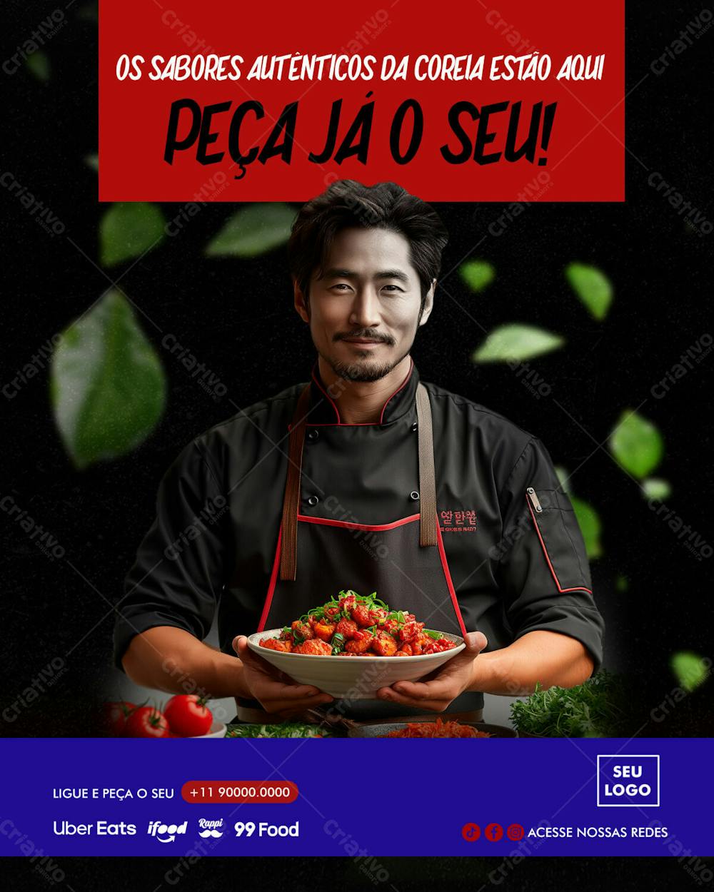 Comida Coreana Psd