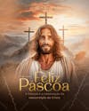 Páscoa jesus cristo está vivo social media