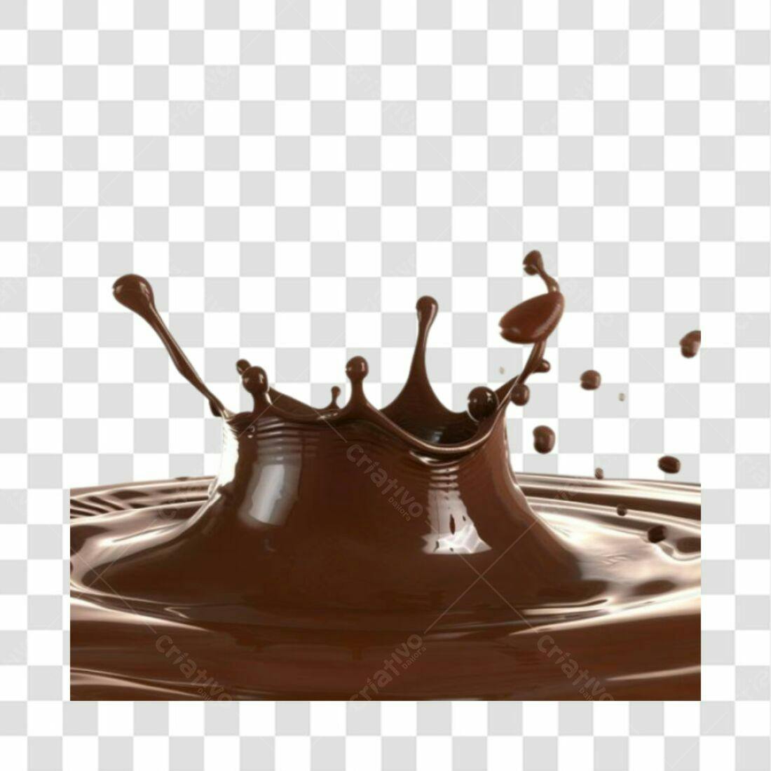 Icone Chocolate derramamento PNG com fundo transparente