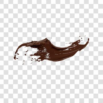 Splash de chocolate png transparente