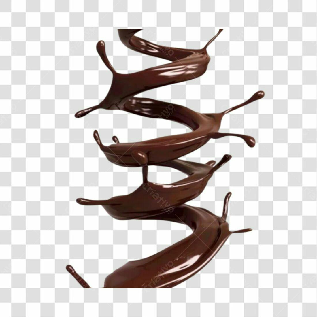 Icone Chocolate derramamento PNG com fundo transparente