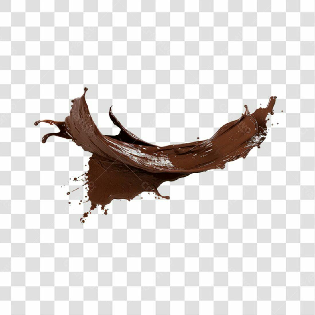 Icone Salpico de Chocolate PNG com fundo transparente