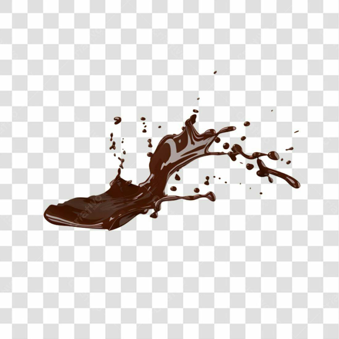 Icone Salpico de Chocolate PNG com fundo transparente
