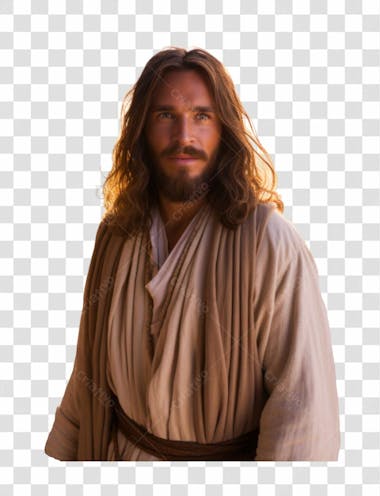 Png composição de jesus cristo gerado por i.a