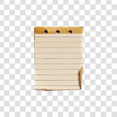 Bloco De Notas Papel Png Transparente (2)
