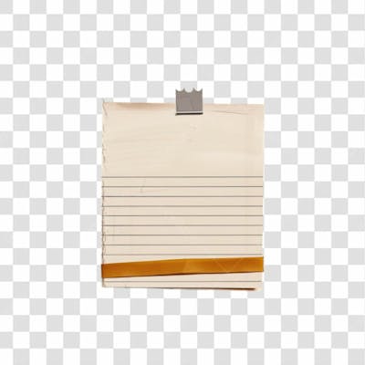 Bloco De Notas Papel Png Transparente (1)