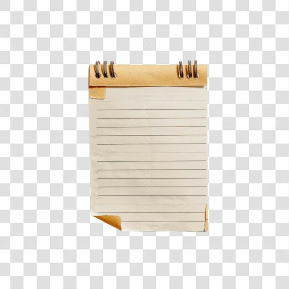 Bloco De Notas Papel Png Transparente (4)