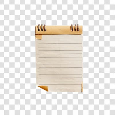 Bloco De Notas Papel Png Transparente (4)